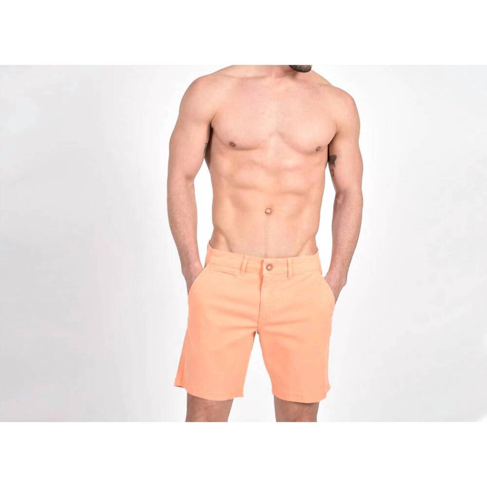NEW EIGHT X slim fit jacquard shorts in orange